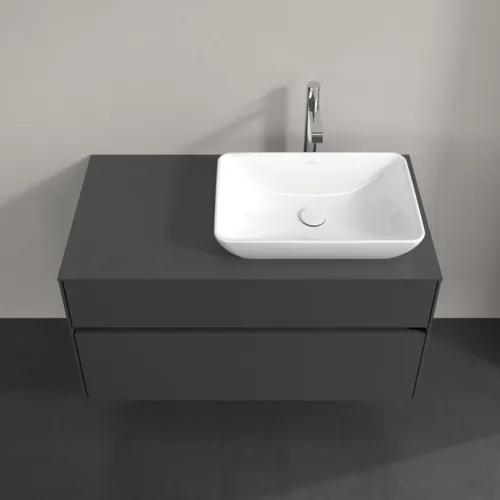 VILLEROY BOCH Collaro toaletní skříňka, 2 výsuvy, 1000 x 548 x 500 mm, grafit / grafit #C11100VR, obrázek 4