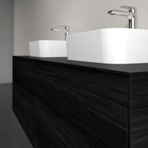 VILLEROY BOCH Toaletní skříňka Collaro, 4 výsuvy, 1600 x 548 x 500 mm, černý dub / černý dub #C10700AB, obrázek 5
