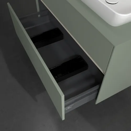 VILLEROY BOCH Collaro toaletní skříňka, s osvětlením, 2 výsuvy, 1000 x 548 x 500 mm, Soft Green / Soft Green #C111B0AF, obrázek 7