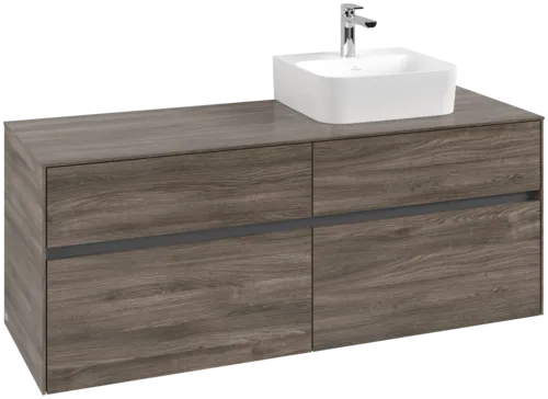 VILLEROY BOCH Toaletní skříňka Collaro, 4 výsuvy, 1400 x 548 x 500 mm, Kamenný dub / Kamenný dub #C10200RK