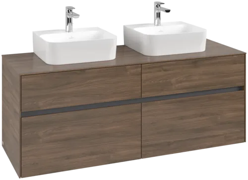 VILLEROY BOCH Toaletní skříňka Collaro, 4 výsuvy, 1400 x 548 x 500 mm, Arizona Oak / Arizona Oak #C10300VH