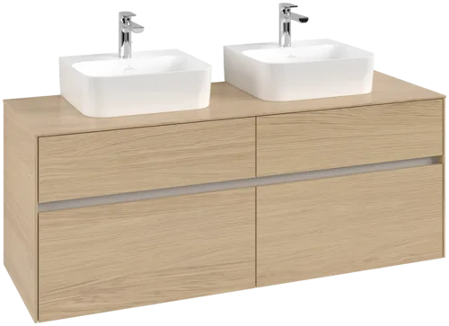 VILLEROY BOCH Toaletní skříňka Collaro, 4 výsuvy, 1400 x 548 x 500 mm, severský dub / severský dub #C10300VJ