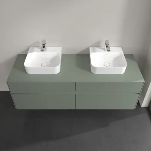 VILLEROY BOCH Toaletní skříňka Collaro, 4 výsuvy, 1600 x 548 x 500 mm, Soft Green / Soft Green #C10700AF, obrázek 4