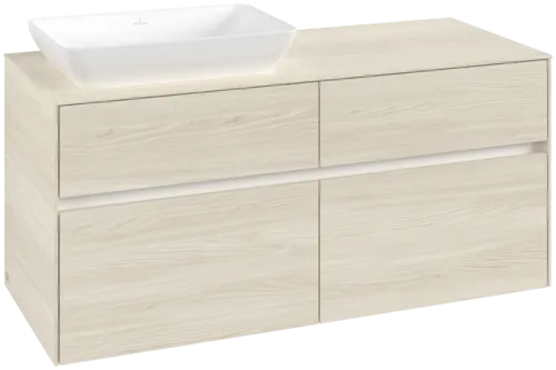 VILLEROY BOCH Toaletní skříňka Collaro, 4 výsuvy, 1200 x 548 x 500 mm, bílý dub / bílý dub #C11300AA