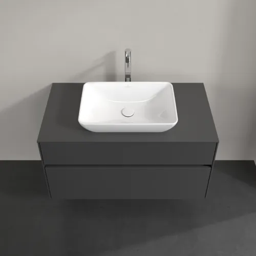 VILLEROY BOCH Collaro toaletní skříňka, 2 výsuvy, 1000 x 548 x 500 mm, grafit / grafit #C10900VR, obrázek 4