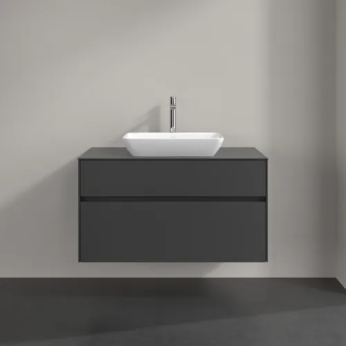 VILLEROY BOCH Collaro toaletní skříňka, 2 výsuvy, 1000 x 548 x 500 mm, grafit / grafit #C10900VR, obrázek 3