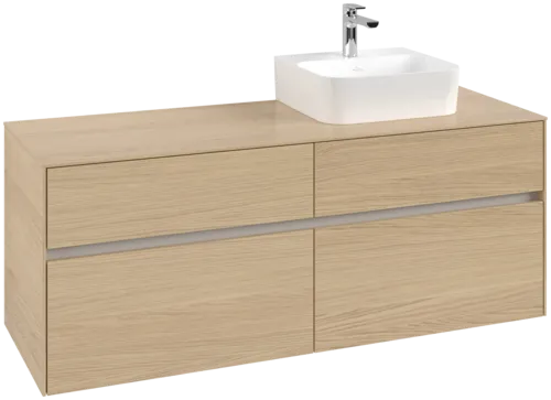 VILLEROY BOCH Toaletní skříňka Collaro, 4 výsuvy, 1400 x 548 x 500 mm, severský dub / severský dub #C10200VJ