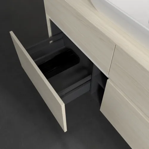 VILLEROY BOCH Toaletní skříňka Collaro, 4 výsuvy, 1200 x 548 x 500 mm, bílý dub / bílý dub #C11200AA, obrázek 6