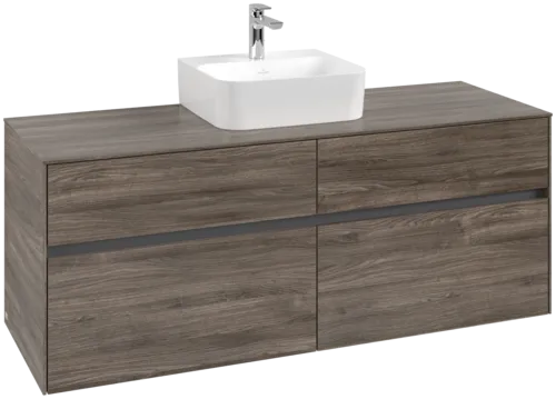 VILLEROY BOCH Toaletní skříňka Collaro, 4 výsuvy, 1400 x 548 x 500 mm, Kamenný dub / Kamenný dub #C10000RK