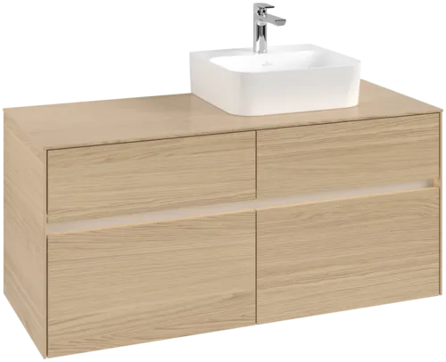 VILLEROY BOCH Toaletní skříňka Collaro, s osvětlením, 4 výsuvy, 1200 x 548 x 500 mm, severský dub / severský dub #C099B0VJ