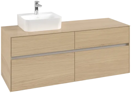 VILLEROY BOCH Toaletní skříňka Collaro, 4 výsuvy, 1400 x 548 x 500 mm, severský dub / severský dub #C10100VJ