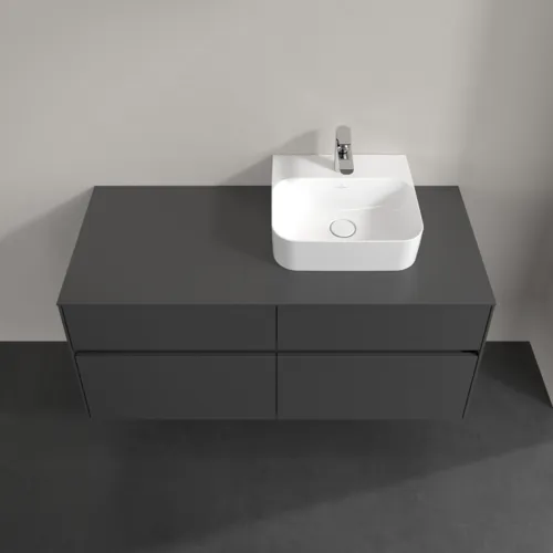 VILLEROY BOCH Collaro toaletní skříňka, s osvětlením, 4 výsuvy, 1200 x 548 x 500 mm, Grafit / Grafit #C099B0VR, obrázek 4