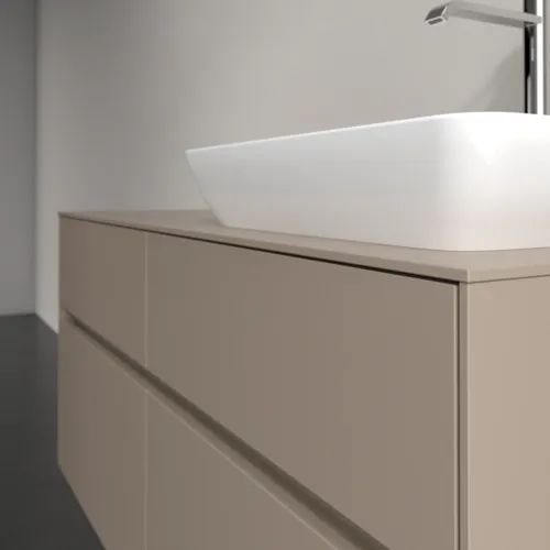 VILLEROY BOCH Toaletní skříňka Collaro, s osvětlením, 4 výsuvy, 1200 x 548 x 500 mm, taupe / taupe #C114B0VM, obrázek 6