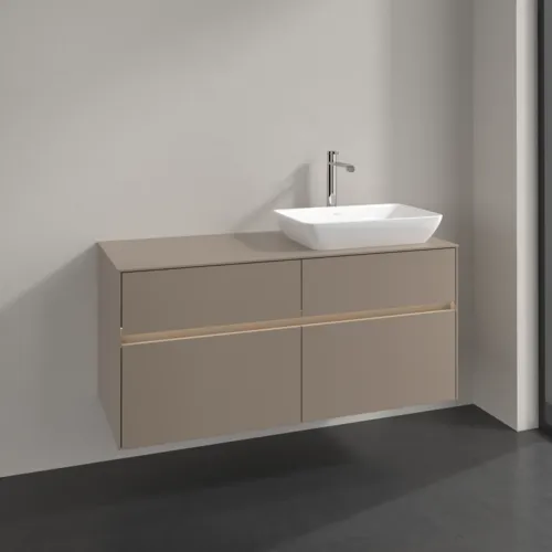 VILLEROY BOCH Toaletní skříňka Collaro, s osvětlením, 4 výsuvy, 1200 x 548 x 500 mm, taupe / taupe #C114B0VM, obrázek 2
