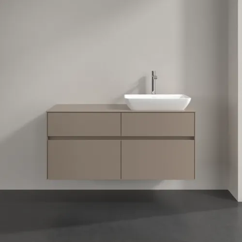 VILLEROY BOCH Toaletní skříňka Collaro, s osvětlením, 4 výsuvy, 1200 x 548 x 500 mm, taupe / taupe #C114B0VM, obrázek 3