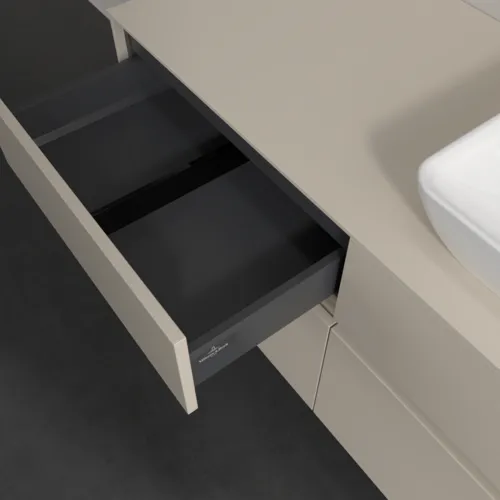 VILLEROY BOCH Toaletní skříňka Collaro, s osvětlením, 4 výsuvy, 1200 x 548 x 500 mm, Cashmere Grey / Cashmere Grey #C114B0VN, obrázek 8