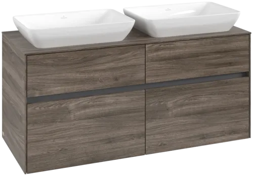 VILLEROY BOCH Toaletní skříňka Collaro, 4 výsuvy, 1200 x 548 x 500 mm, Kamenný dub / Kamenný dub #C11500RK