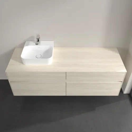 VILLEROY BOCH Toaletní skříňka Collaro, 4 výsuvy, 1600 x 548 x 500 mm, bílý dub / bílý dub #C10500AA, obrázek 4