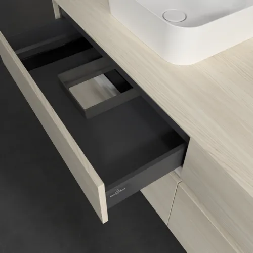 VILLEROY BOCH Toaletní skříňka Collaro, 4 výsuvy, 1600 x 548 x 500 mm, bílý dub / bílý dub #C10500AA, obrázek 7