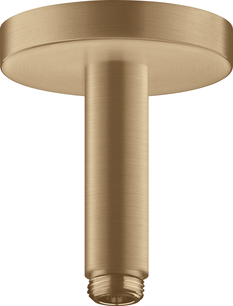 HANSGROHE AXOR ShowerSolutions Přívod od stropu 100 mm #26432140 - kartáčovaný bronz