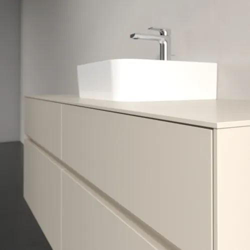 VILLEROY BOCH Toaletní skříňka Collaro, 4 výsuvy, 1400 x 548 x 500 mm, Cashmere Grey / Cashmere Grey #C10000VN, obrázek 5