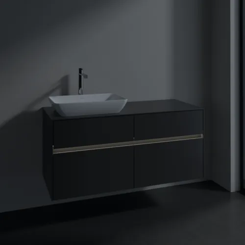 VILLEROY BOCH Collaro toaletní skříňka, s osvětlením, 4 výsuvy, 1200 x 548 x 500 mm, Grafit / Grafit #C113B0VR, obrázek 5