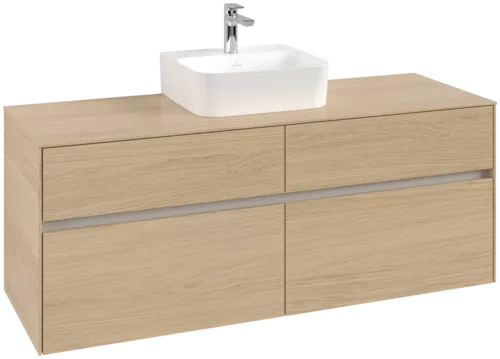 VILLEROY BOCH Toaletní skříňka Collaro, 4 výsuvy, 1400 x 548 x 500 mm, severský dub / severský dub #C10000VJ