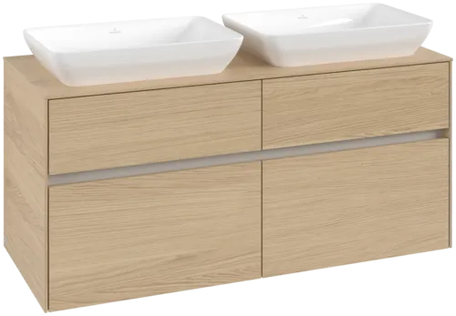VILLEROY BOCH Toaletní skříňka Collaro, 4 výsuvy, 1200 x 548 x 500 mm, severský dub / severský dub #C11500VJ