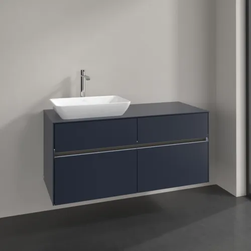 VILLEROY BOCH Toaletní skříňka Collaro, s osvětlením, 4 výsuvy, 1200 x 548 x 500 mm, Marine Blue / Marine Blue #C113B0VQ, obrázek 2