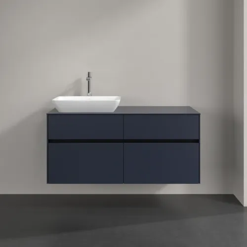 VILLEROY BOCH Toaletní skříňka Collaro, s osvětlením, 4 výsuvy, 1200 x 548 x 500 mm, Marine Blue / Marine Blue #C113B0VQ, obrázek 3
