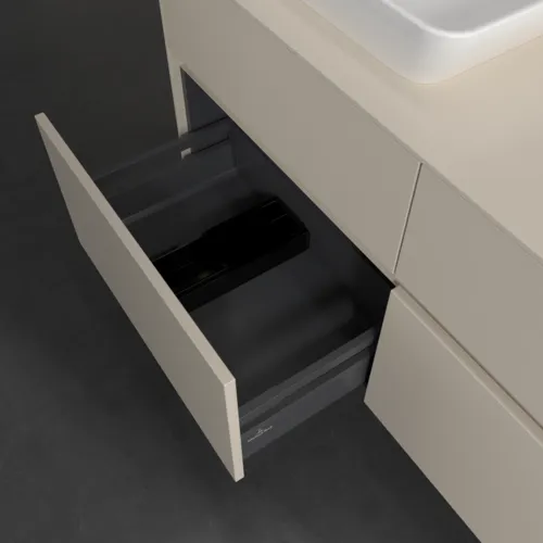 VILLEROY BOCH Toaletní skříňka Collaro, s osvětlením, 4 výsuvy, 1200 x 548 x 500 mm, Cashmere Grey / Cashmere Grey #C113B0VN, obrázek 7