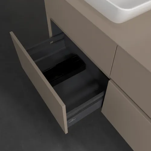VILLEROY BOCH Toaletní skříňka Collaro, s osvětlením, 4 výsuvy, 1200 x 548 x 500 mm, taupe / taupe #C113B0VM, obrázek 7