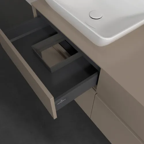 VILLEROY BOCH Toaletní skříňka Collaro, s osvětlením, 4 výsuvy, 1200 x 548 x 500 mm, taupe / taupe #C113B0VM, obrázek 8