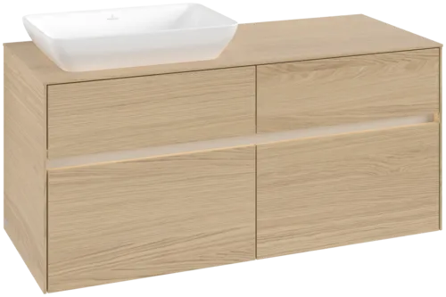 VILLEROY BOCH Toaletní skříňka Collaro, s osvětlením, 4 výsuvy, 1200 x 548 x 500 mm, severský dub / severský dub #C113B0VJ