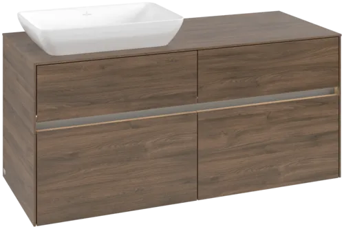 VILLEROY BOCH Toaletní skříňka Collaro, s osvětlením, 4 výsuvy, 1200 x 548 x 500 mm, Arizona Oak / Arizona Oak #C113B0VH