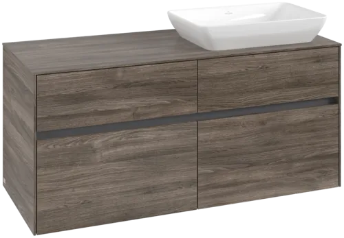 VILLEROY BOCH Toaletní skříňka Collaro, 4 výsuvy, 1200 x 548 x 500 mm, Kamenný dub / Kamenný dub #C11400RK