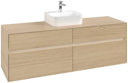 VILLEROY BOCH Toaletní skříňka Collaro, s osvětlením, 4 výsuvy, 1600 x 548 x 500 mm, severský dub / severský dub #C104B0VJ
