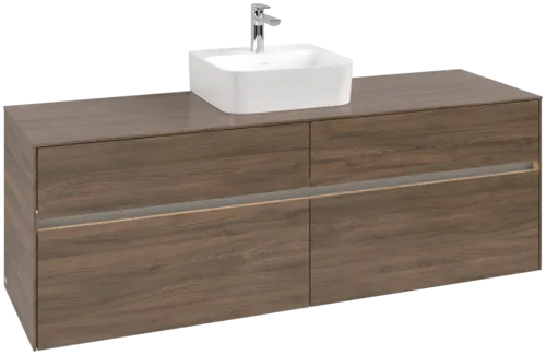 VILLEROY BOCH Toaletní skříňka Collaro, s osvětlením, 4 výsuvy, 1600 x 548 x 500 mm, Arizona Oak / Arizona Oak #C104B0VH