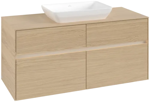 VILLEROY BOCH Toaletní skříňka Collaro, s osvětlením, 4 výsuvy, 1200 x 548 x 500 mm, severský dub / severský dub #C112B0VJ