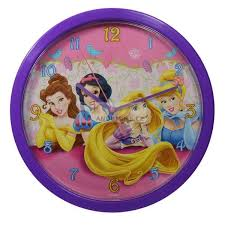 Bild von Nástěnné hodiny Disney motiv - čtyři princezny, průměr 25 cm