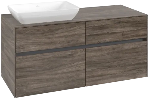 VILLEROY BOCH Toaletní skříňka Collaro, 4 výsuvy, 1200 x 548 x 500 mm, Kamenný dub / Kamenný dub #C11300RK