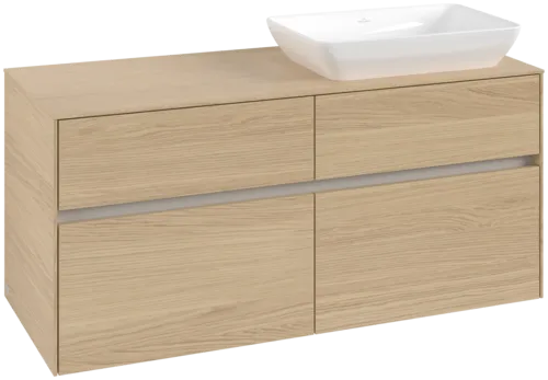 VILLEROY BOCH Toaletní skříňka Collaro, 4 výsuvy, 1200 x 548 x 500 mm, severský dub / severský dub #C11400VJ