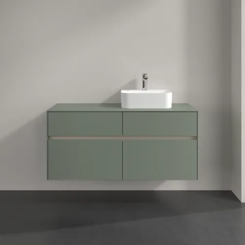 VILLEROY BOCH Toaletní skříňka Collaro, s osvětlením, 4 výsuvy, 1200 x 548 x 500 mm, Soft Green / Soft Green #C099B0AF, obrázek 3
