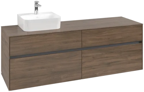 VILLEROY BOCH Toaletní skříňka Collaro, 4 výsuvy, 1600 x 548 x 500 mm, Arizona Oak / Arizona Oak #C10500VH