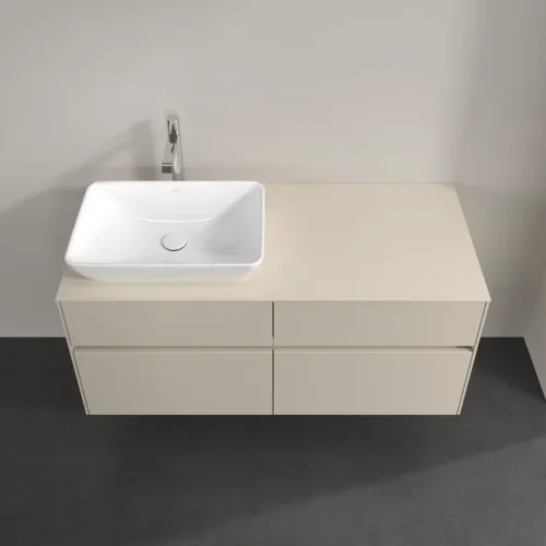 VILLEROY BOCH Toaletní skříňka Collaro, 4 výsuvy, 1200 x 548 x 500 mm, Cashmere Grey / Cashmere Grey #C11300VN, obrázek 4