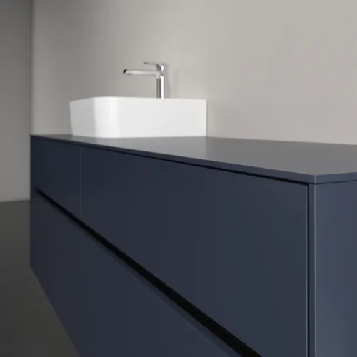 VILLEROY BOCH Toaletní skříňka Collaro, 4 výsuvy, 1600 x 548 x 500 mm, Marine Blue / Marine Blue #C10500VQ, obrázek 5