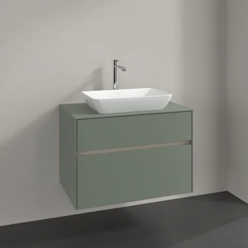 VILLEROY BOCH Toaletní skříňka Collaro, 2 výsuvy, 800 x 548 x 500 mm, Soft Green / Soft Green #C10800AF, obrázek 2