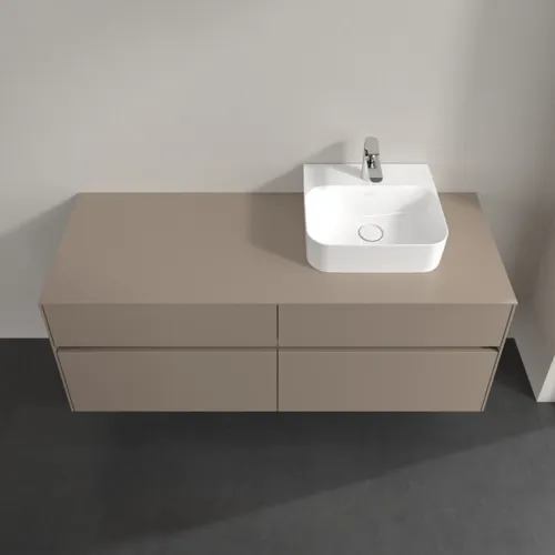 VILLEROY BOCH Toaletní skříňka Collaro, s osvětlením, 4 výsuvy, 1400 x 548 x 500 mm, taupe / taupe #C102B0VM, obrázek 4
