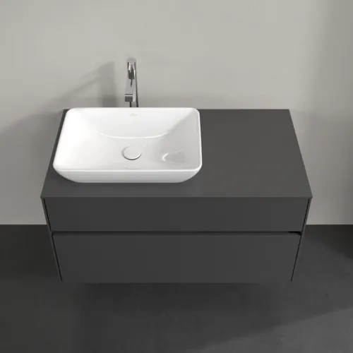 VILLEROY BOCH Collaro toaletní skříňka, s osvětlením, 2 výsuvy, 1000 x 548 x 500 mm, Grafit / Grafit #C110B0VR, obrázek 4