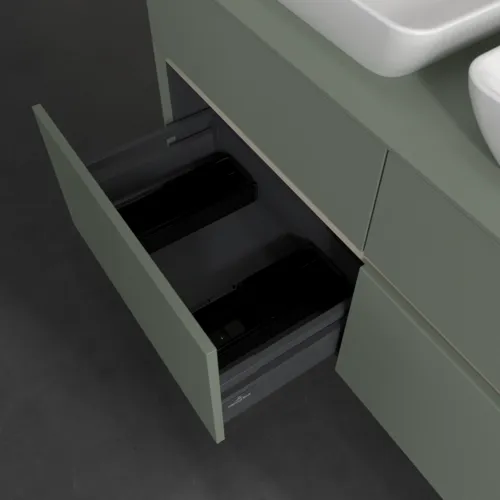 VILLEROY BOCH Toaletní skříňka Collaro, 4 výsuvy, 1200 x 548 x 500 mm, Soft Green / Soft Green #C11500AF, obrázek 6